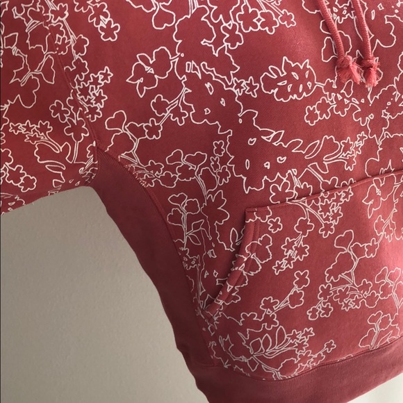 New Champion reverse weave floral print hoodie rare - Picture 7 of 9